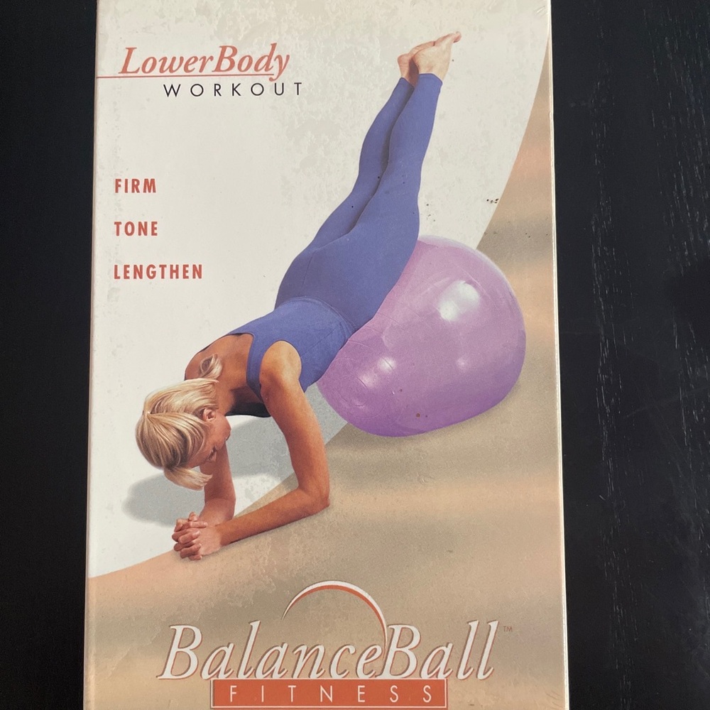 Living Arts Lower Body Workout Balance Ball Fitness VHS 2002 (NEW SEALED)
